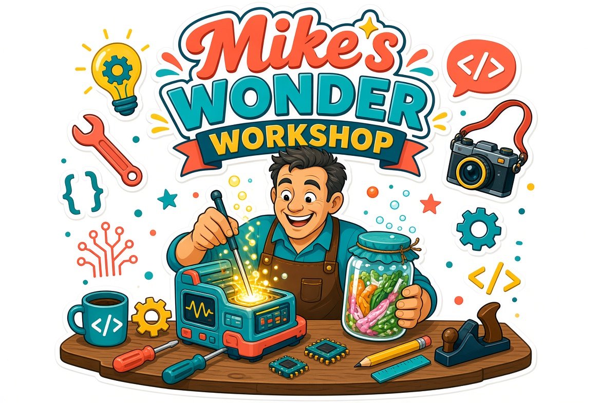 Mike's Wonder Workshop logo